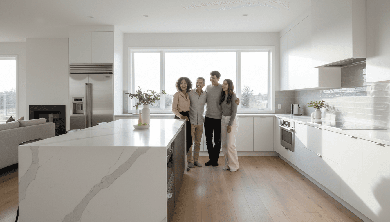 Complete kitchen remodel with new cabinetry and island